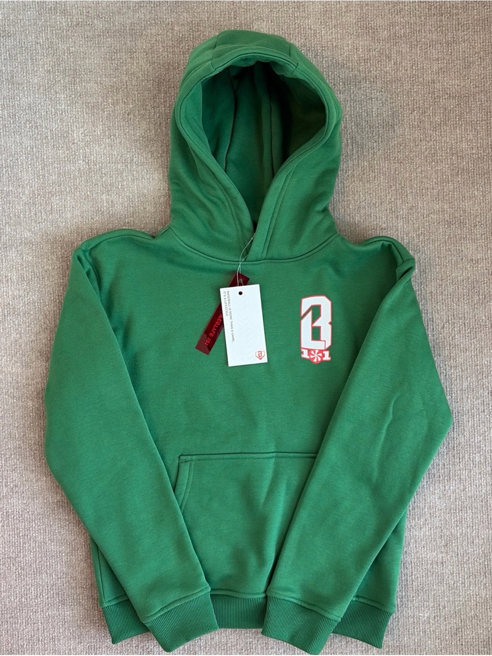 Baseball Lifestyle 101 Sz Youth Small Holiday Home Plate sweatshirt